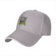 Black baseball cap with funny admitting wrong cat graphic