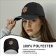 Black Baseball Cap with Ramen Dragon Japanese Art Print