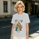 Cat Quest Themed T-Shirt With Fantasy Cat Warrior Characters