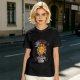 Olive t-shirt with Vitamin D sun graphic print