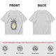 Olive T-shirt with Angry Totoro Graphic Print