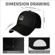 Black Baseball Cap With Astronaut Coffee Lover Print