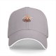 Black Baseball Cap With Cute Worried Red Panda Graphic