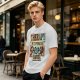 Olive graphic tee with 'Therapy is expensive sarcasm is free' print