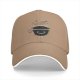 Black baseball cap with glitch coffee cup and 'I Glitch About Coffee' text