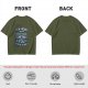 Olive graphic t-shirt with funny food and wine quote design