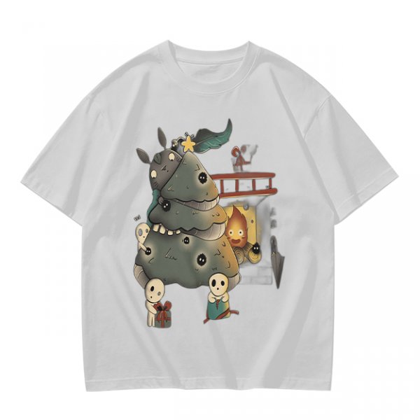 Studio Ghibli Fantasy Creature Graphic T-Shirt Design