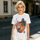 Godzilla in spicy ramen bowl graphic tee