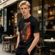 Olive T-Shirt Featuring Monkey D. Luffy Sunset Pirate Ship Art
