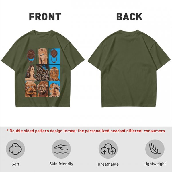 The Maze Bunch Labyrinth Character Graphic T-Shirt
