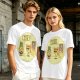 Pizza Club T-Shirt With Funny Pineapple and Pizza Slice Characters