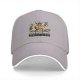 Black baseball cap with Hee Hee Man Master of Pop graphic print
