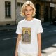 Olive T-Shirt With Raccoon Trash Tarot Card Graphic