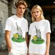 Legend of Zelda Cucco Defeats Link Graphic T-Shirt