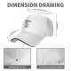 Black baseball cap with playful unicorn rainbow poop graphic