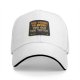 Black baseball cap with 'Too Young To Retire Too Old For TikTok' print