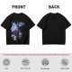 Olive T-Shirt with Whimsical Fantasy Creature and Character Print