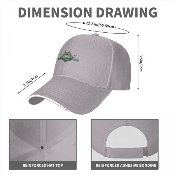 Black Baseball Cap With Forest Spirit Graphic Design