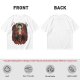 One Piece Luffy Graphic Print Olive T-Shirt