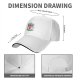 Black baseball cap with Midgar football club crest print