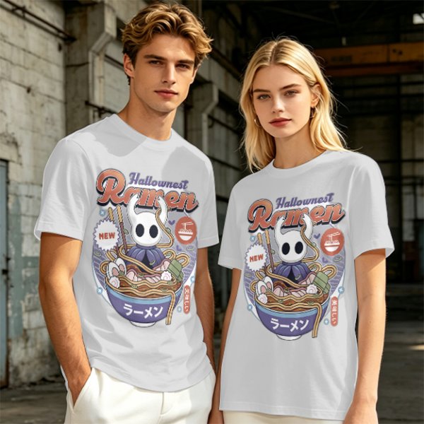 Hollow Knight Hallownest Ramen Graphic T-Shirt Design