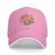 Black baseball cap with 'I need a huge cup of coffee' and cat graphic