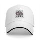 Black baseball cap with cute hippo screaming AHHH graphic