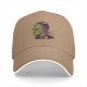 Black baseball cap with Frankenstein monster graphic print