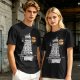 Olive t-shirt with Dalek holding burger and 'It's Dalektable' print