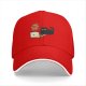 Black Baseball Cap With Funny Cat Purr My Last Email Laptop Print