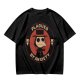 Olive T-Shirt With Plagued By Anxiety Plague Doctor Graphic