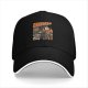 Black baseball cap with Onion Cop graphic print