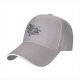 Black Baseball Cap With Whimsical Sushi Cat Bento Box Art