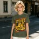 Steve's Lava Chicken Graphic T-Shirt Print Design