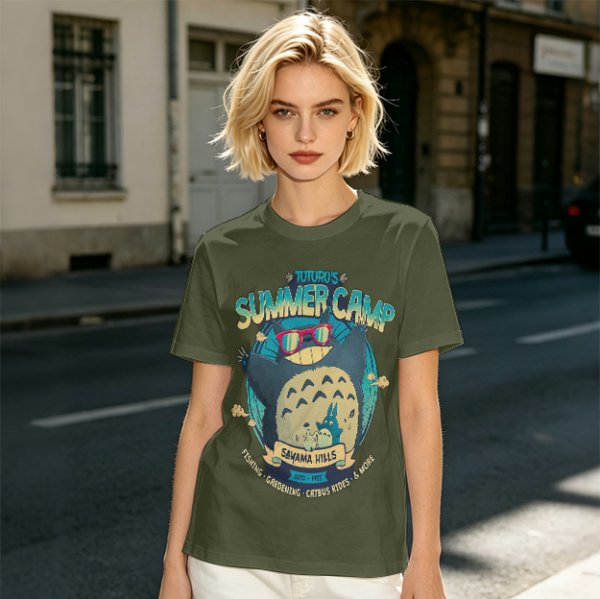 Totoro's Summer Camp Graphic T-Shirt