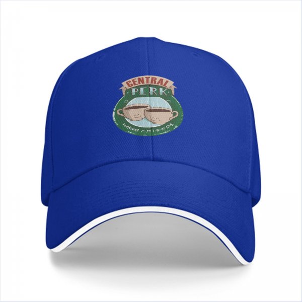 Black baseball cap with Central Perk coffee shop logo