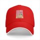 Black Baseball Cap With Retro Ramen Bowl Graphic Print