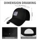 Black Baseball Cap With Japanese Anime Inspired Graphic Print