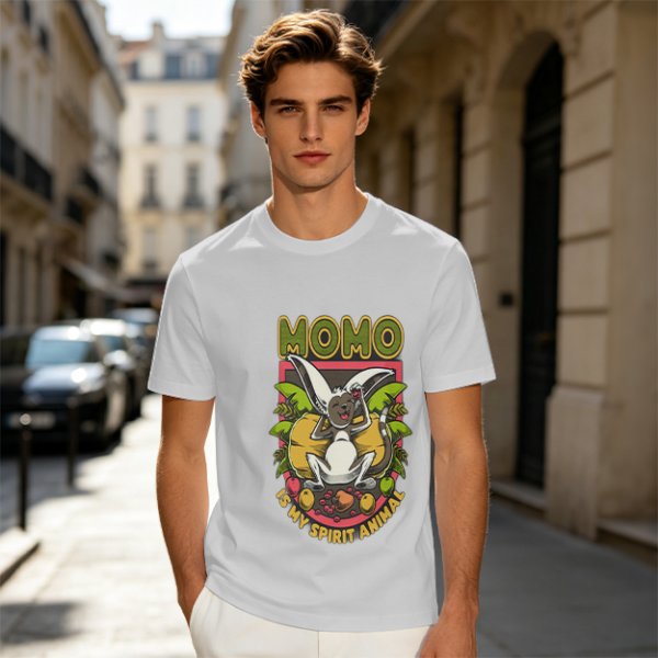 Momo Is My Spirit Animal Graphic T-Shirt