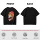 Olive T-Shirt With Ramen Skull Graphic Print