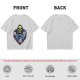 Olive T-Shirt With Grim Reaper Skull And Chain Heart Graphic