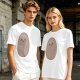 Olive Green T-Shirt With Cute Smiling Potato Graphic