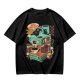 Strong Coffee Club Crow Espresso Machine T-Shirt Art