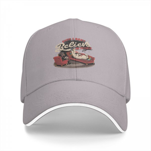 Even I Don't Believe In Myself Unicorn Therapy Baseball Cap