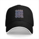 Black baseball cap with 'Mood of the Day' dragon emotion grid print