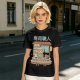 Owl sushi chef at Japanese sushi shop graphic t-shirt