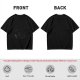 Olive green short-sleeve graphic t-shirt with vintage-style print