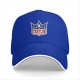 Black baseball cap with TRAYLOR crown shield logo and microphone design