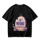Olive T-Shirt With 'My Patience' Gravestone Graphic Print
