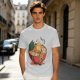 Olive T-Shirt With Cute Ramen Bowl Graphic Print